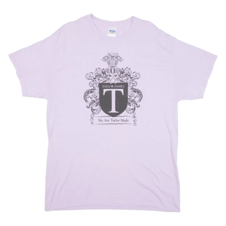 GILDAN Mens T-Shirt Purple L