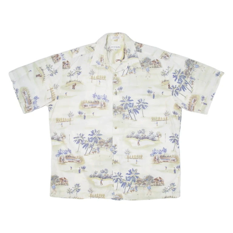 PIERRE CARDIN Golf Mens Shirt Blue L