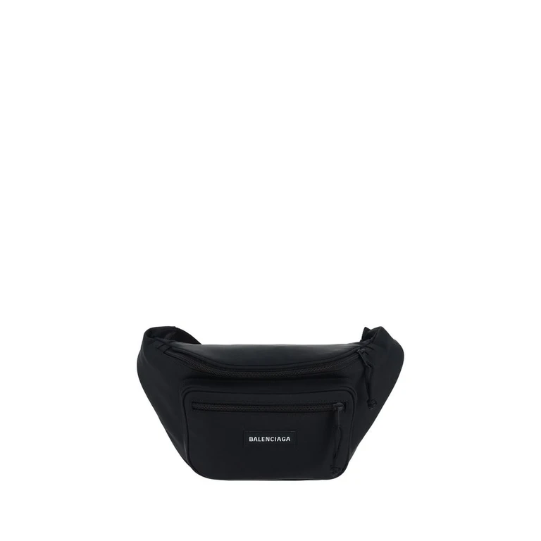Balenciaga Black Polyester Clutch Bag - Men