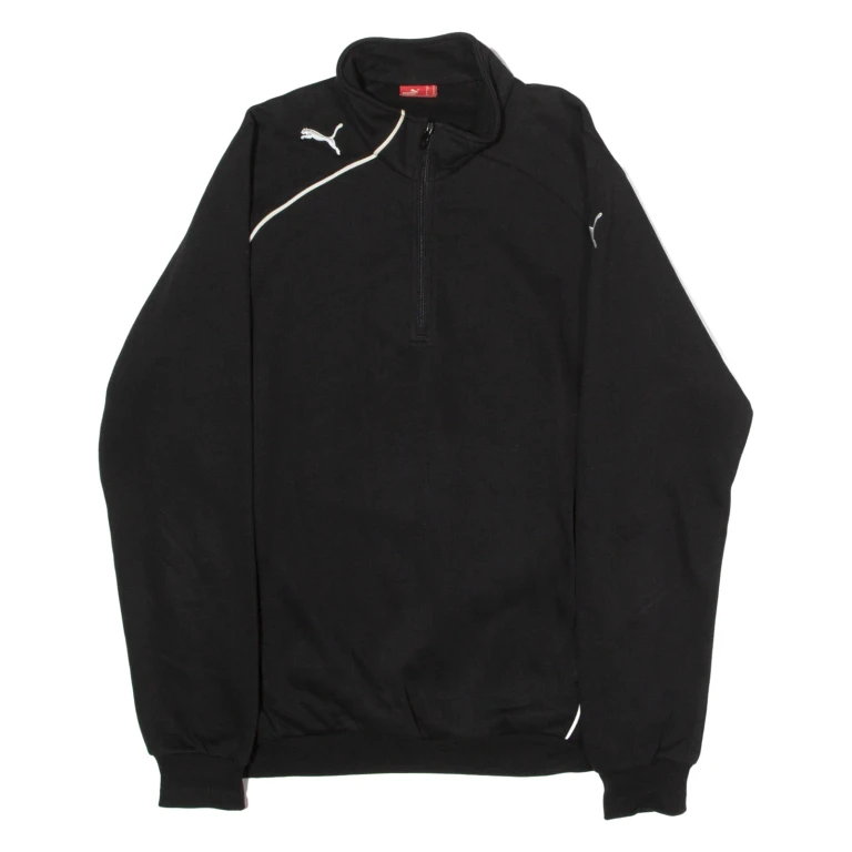 PUMA Mens Pullover Jacket Black M