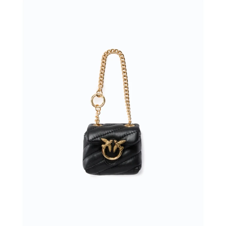 Accessoire Nano Love Bag Puff en cuir nappa