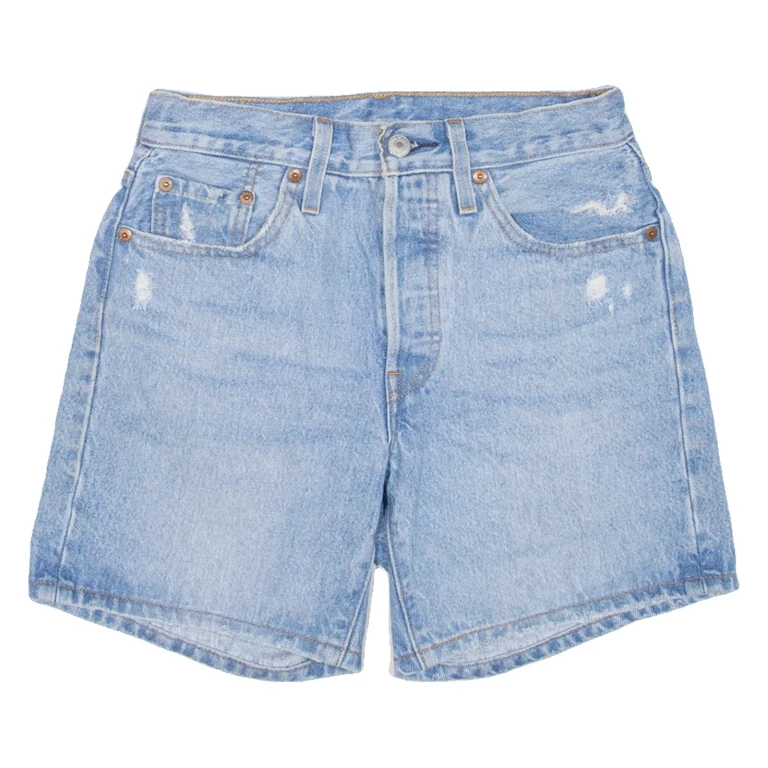 LEVI'S 501 Womens Jorts Shorts Blue XXS W24