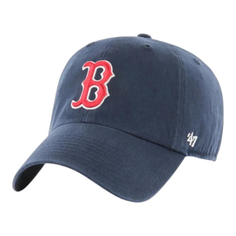 Clean Up Boston Red Sox Strapback Hat - Navy Adjustable Cap