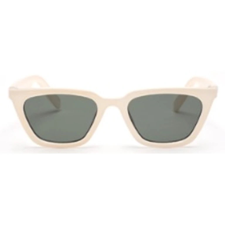 Green Cat Eye Ladies Sunglasses 10266588.LTS WHTGRN