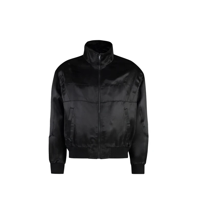 Saint Laurent Black Silk Bomber Clothing - Men