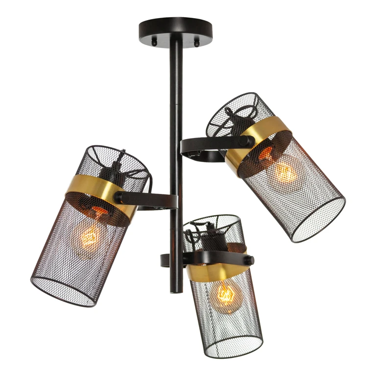 River of Goods 3-Light Semi-Flush Mount Ceiling Light Spotlight