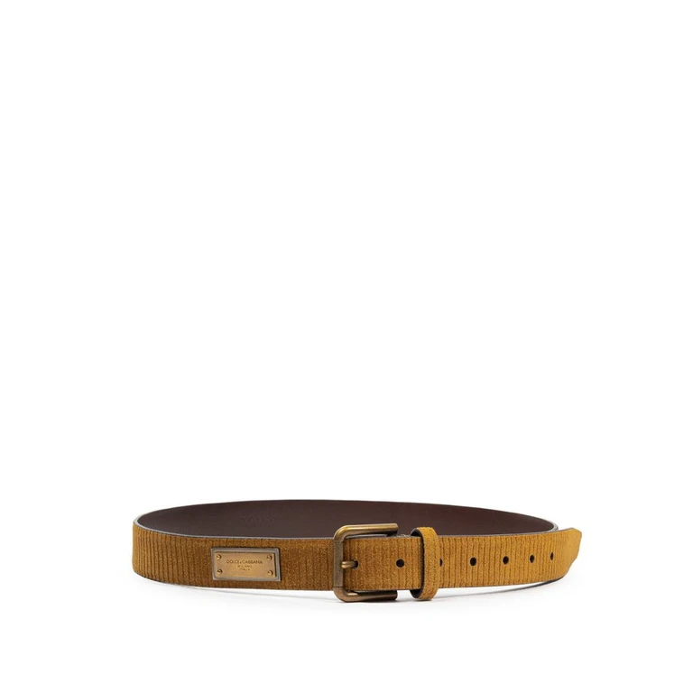 Brown Leather Regular Belt - Men