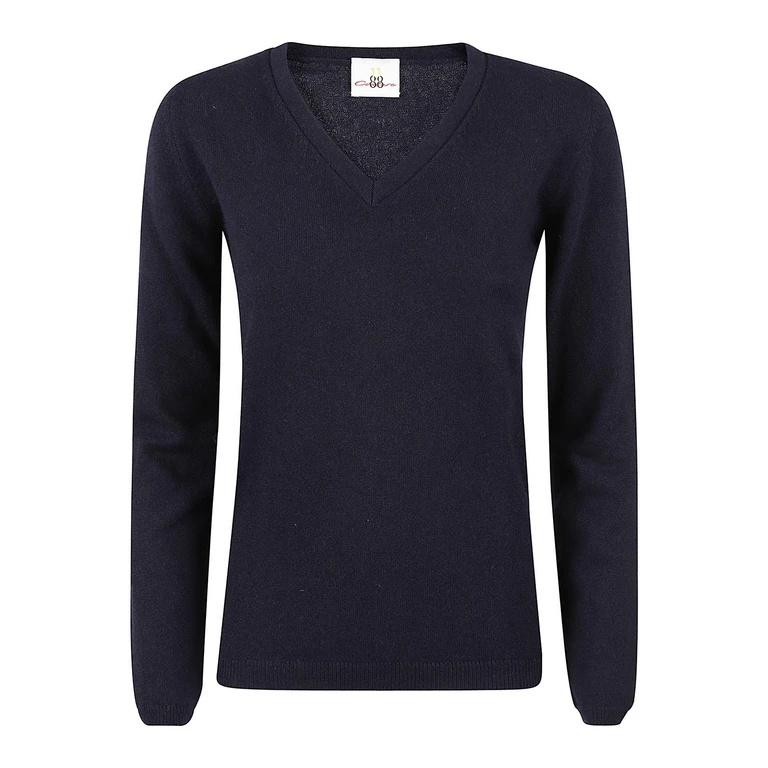Eleven88 Pull À Col V - Bleu (THUJABLU)