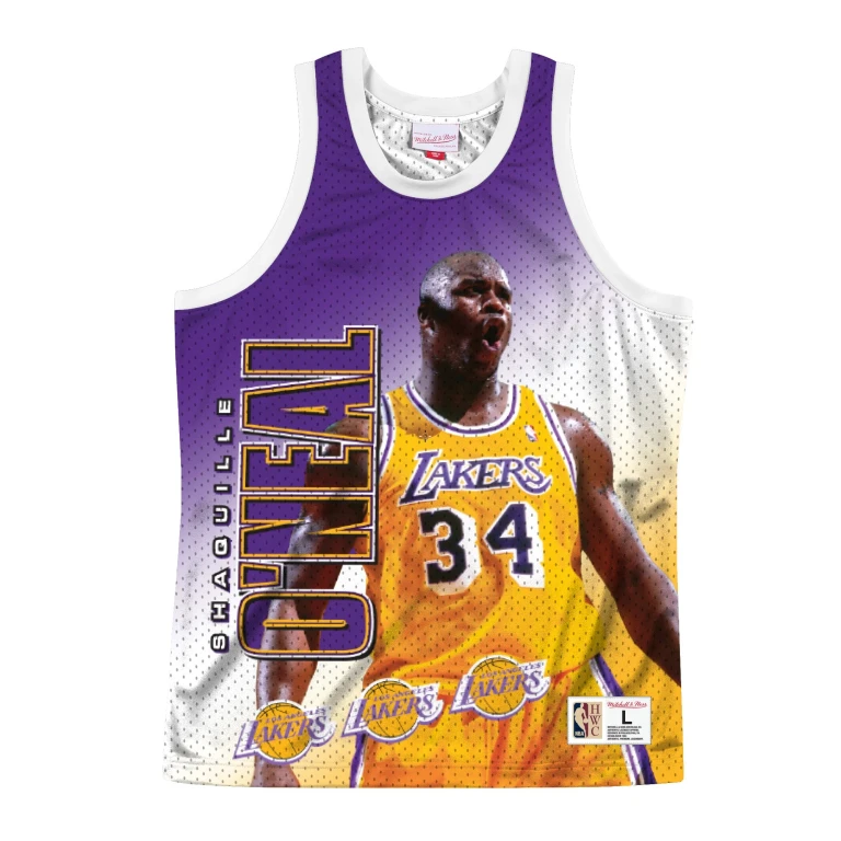 Men's NBA Behind The Back Tank Los Angeles Lakers Shaq