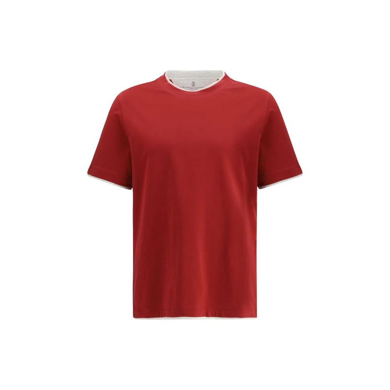 Brunello Cucinelli Multicolor Cotton T-Shirt - Men