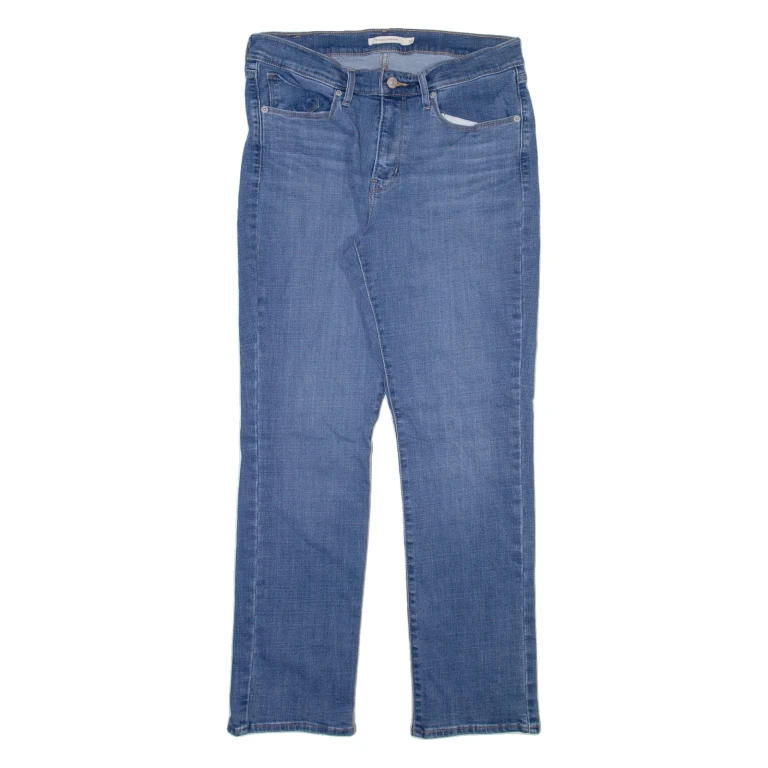 LEVI'S Womens Jeans Blue Classic Straight W30 L30
