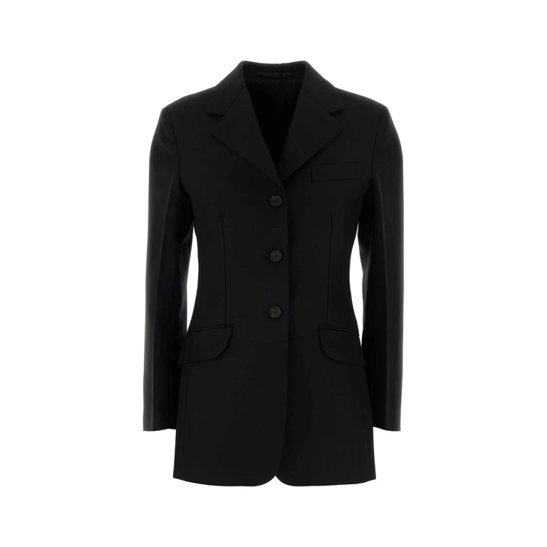Jil Sander Black Giacche E Gilet