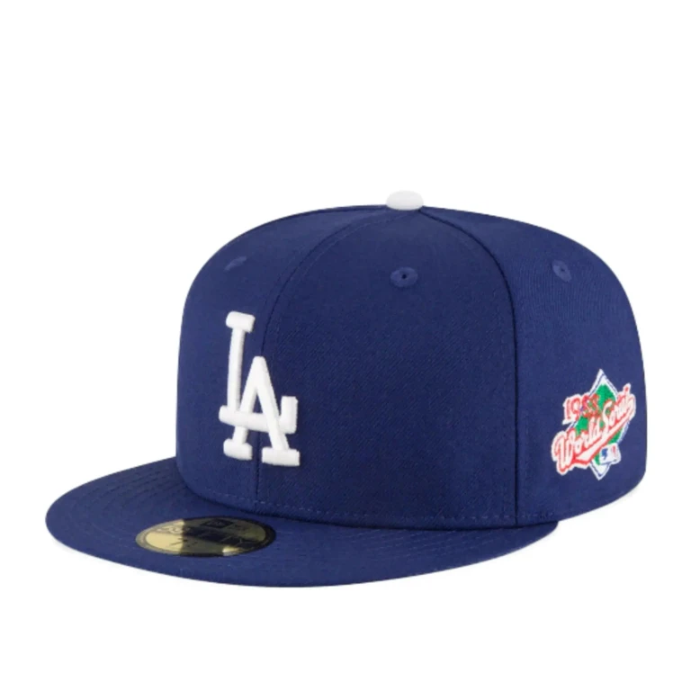 New Era 59Fifty Los Angeles Dodgers 1988 World Series Men Fitted Hat Royal Blue