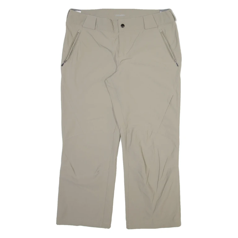 COLUMBIA Womens Trousers Beige Regular Straight W35 L27