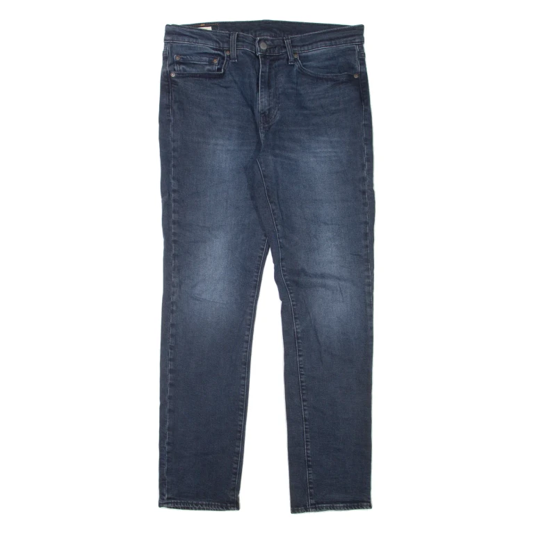 LEVI'S 511 BIG E Jeans Mens Blue Slim Straight Stonewash W32 L32