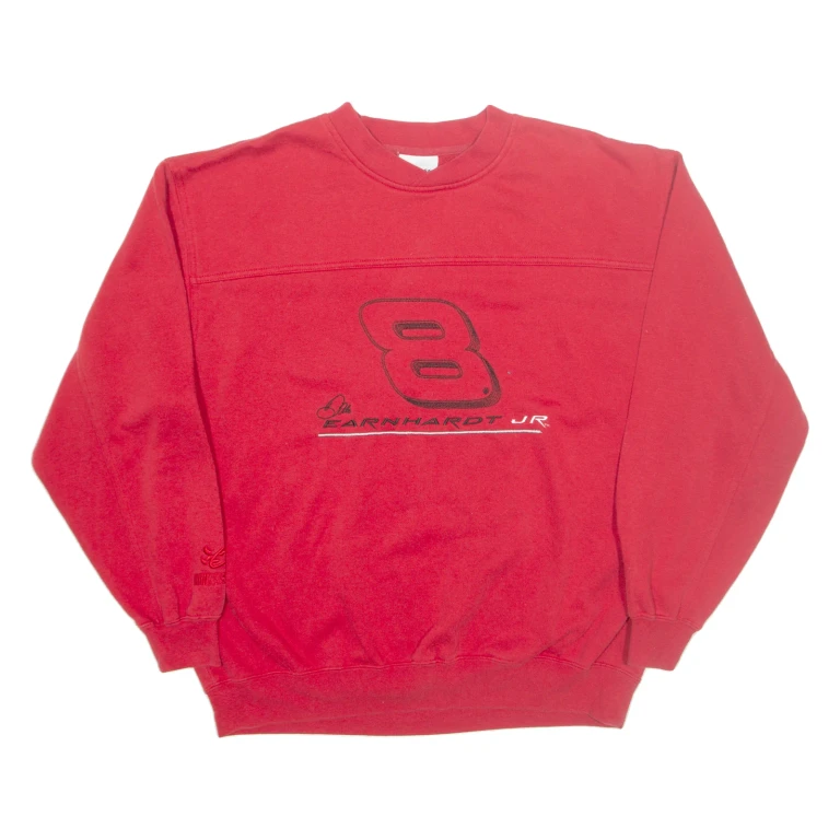 CHASE AUTHENTICS Dale Earnhardt Mens Sweatshirt Red USA L