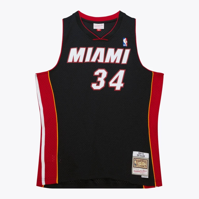 Men's Black Jersey Heat 2012 Ray Allen Jerseys