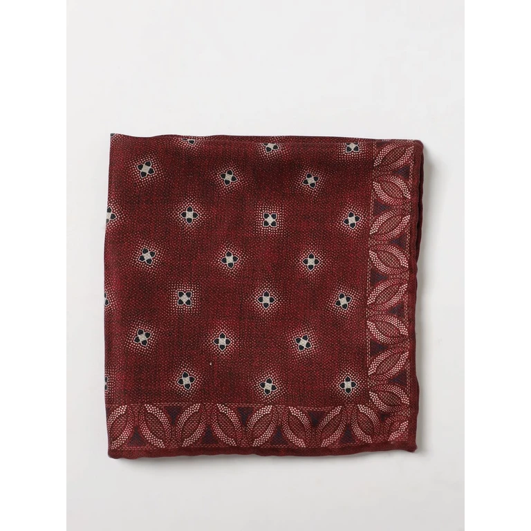 Pocket Square Men color Burgundy (MI8720091TI872CXM20)