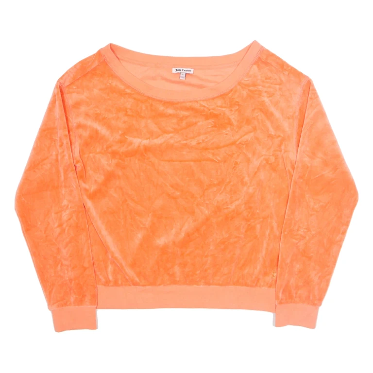 JUICY COUTURE Velvet Womens Sweatshirt Pink M