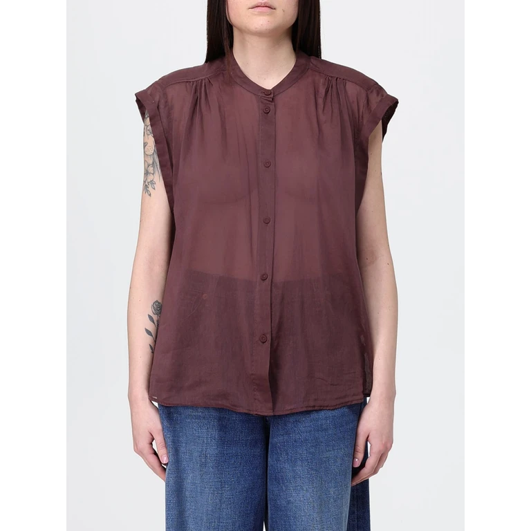Shirt Woman color Brown (14621MYTOP3026)