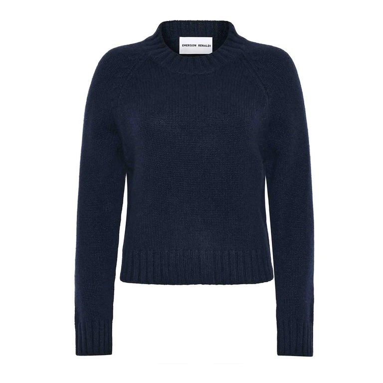 Emerson Renaldi Pull Col Rond - Bleu Foncé (EMS25007602)