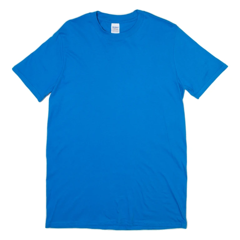 GILDAN Mens T-Shirt Blue M