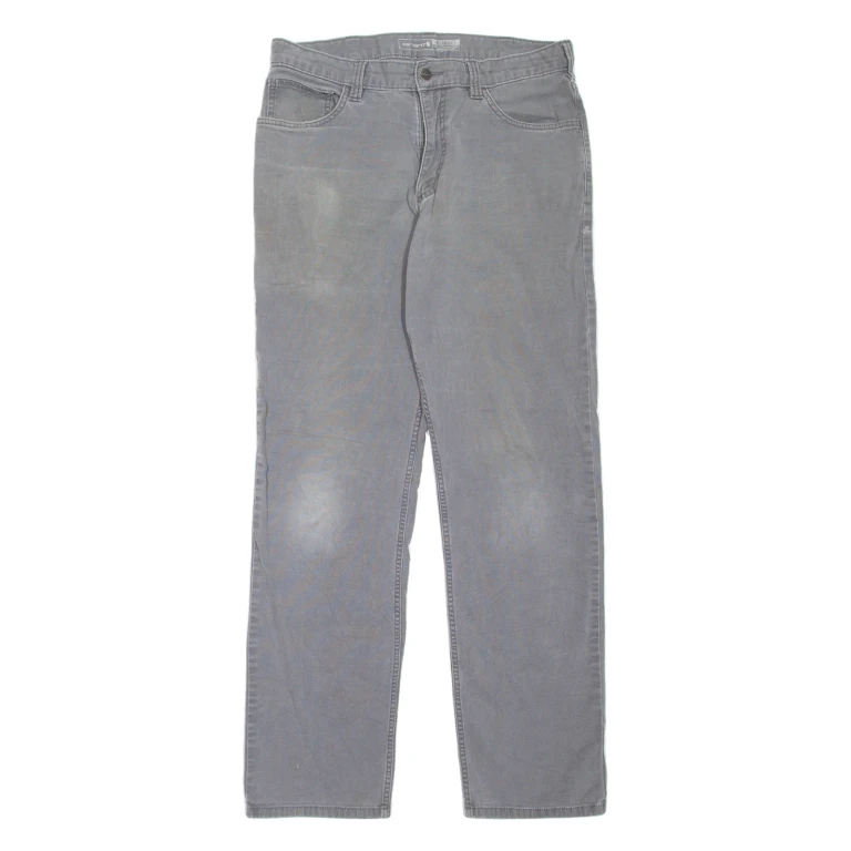 CARHARTT Workwear Mens Jeans Grey Relaxed Tapered W32 L31