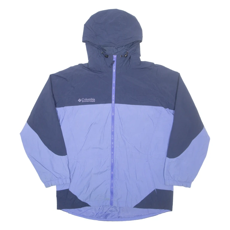 COLUMBIA Womens Jacket Purple Hooded M