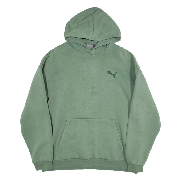 PUMA Mens Green Hoodie XL