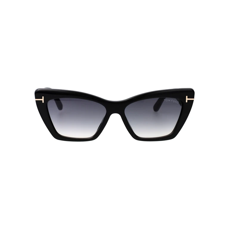 Tom Ford Nero Lucido / Fumo Grad Acetate Sunglasses - Women