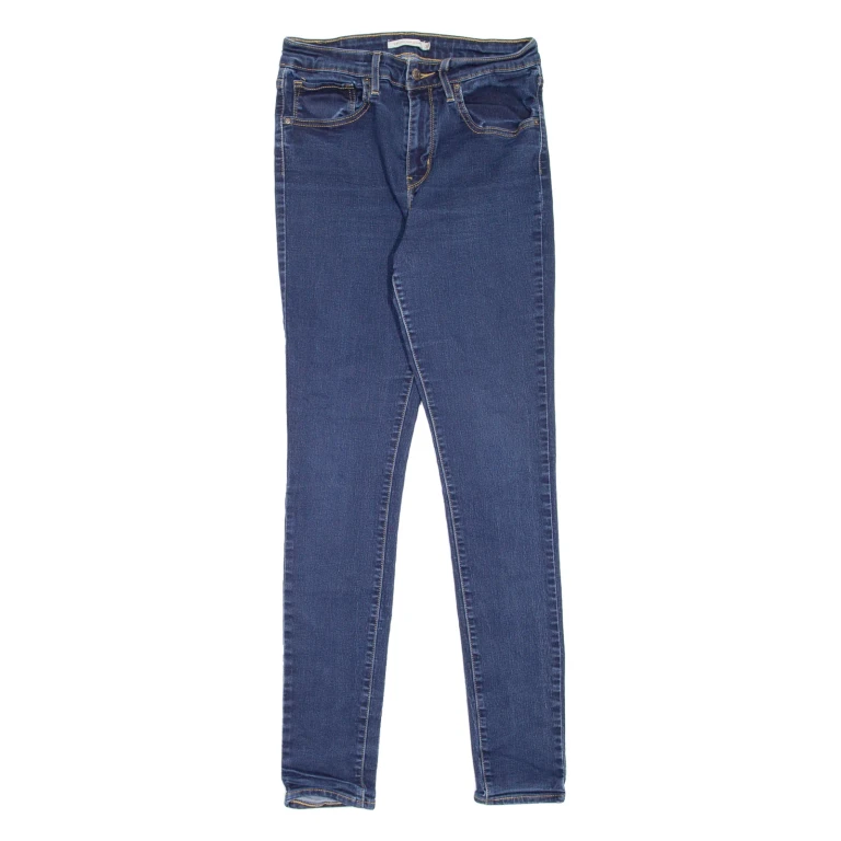LEVI'S 721 High Rise Womens Jeans Blue Slim Skinny W27 L32