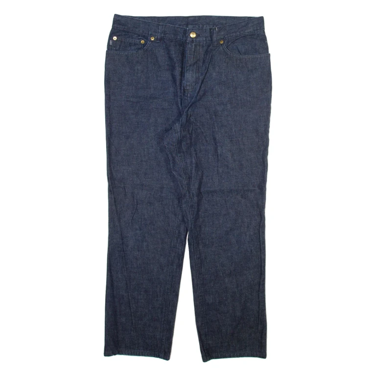 LAUREN RALPH LAUREN Womens Jeans Blue Regular Straight W33 L27