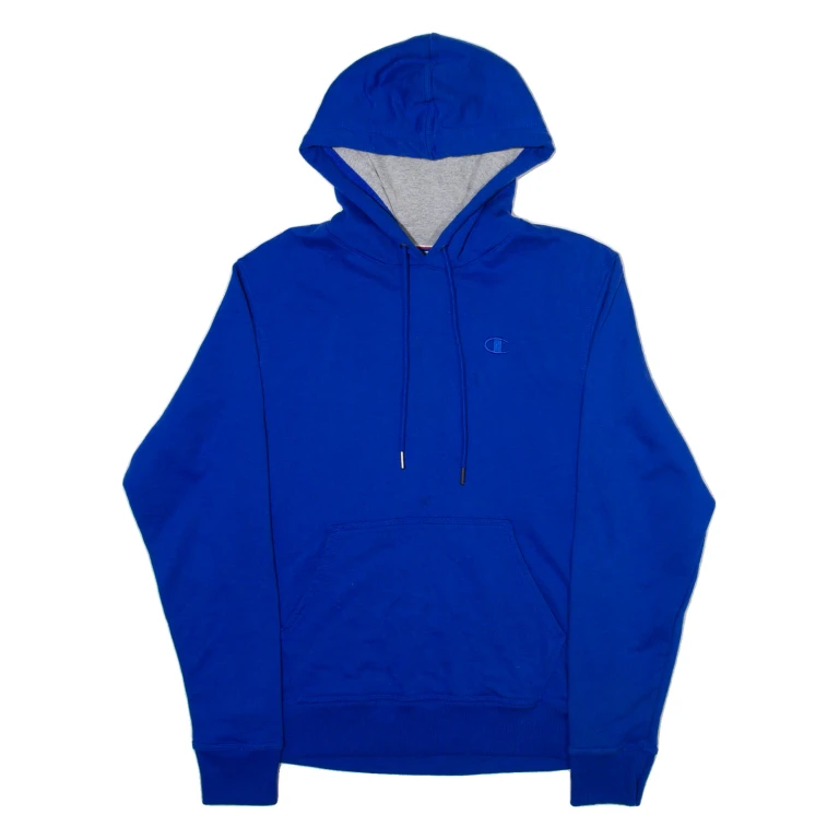 CHAMPION Mens Blue Hoodie S