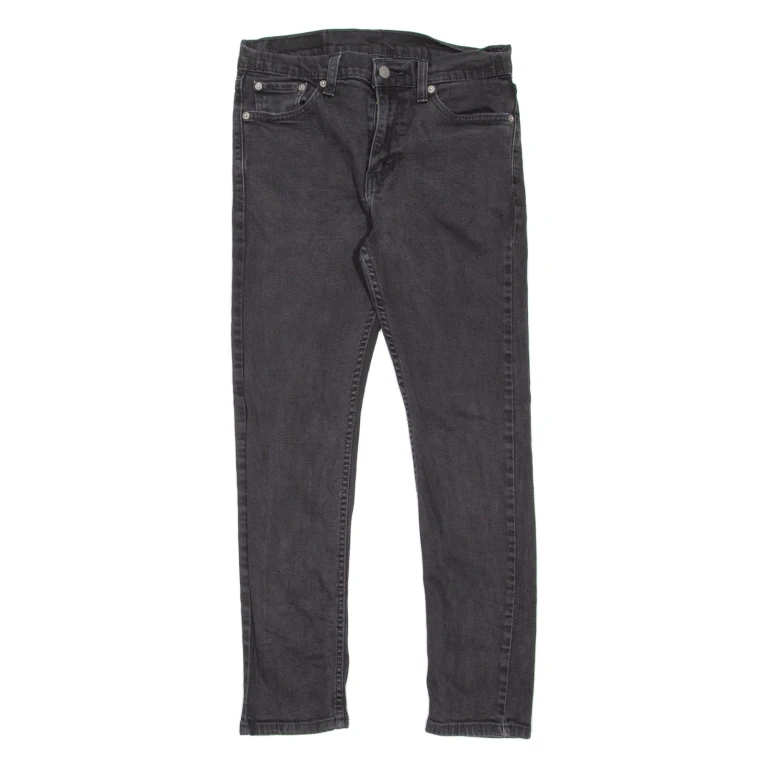LEVI'S 510 Jeans Mens Black Slim Skinny W30 L27