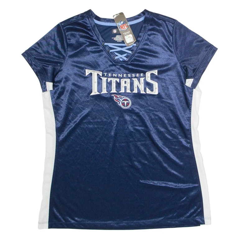 NFL Tennessee Titans Womens Jersey Blue USA V-Neck XL