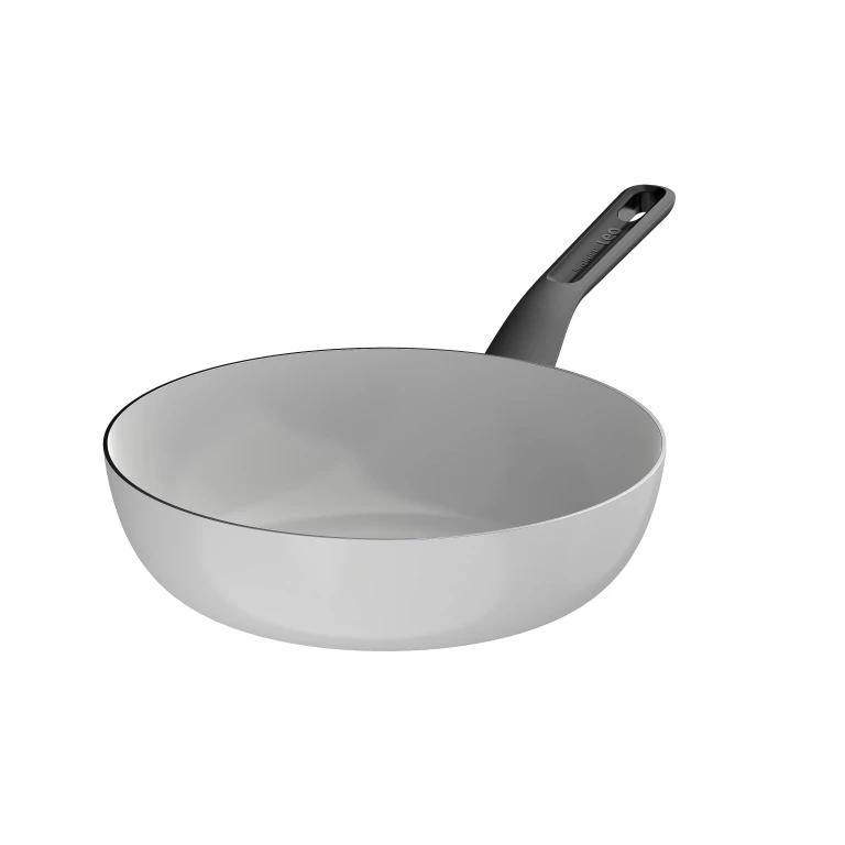 Leo Glints Nonstick Recycled Aluminum Wok Pan 11", 4qt.