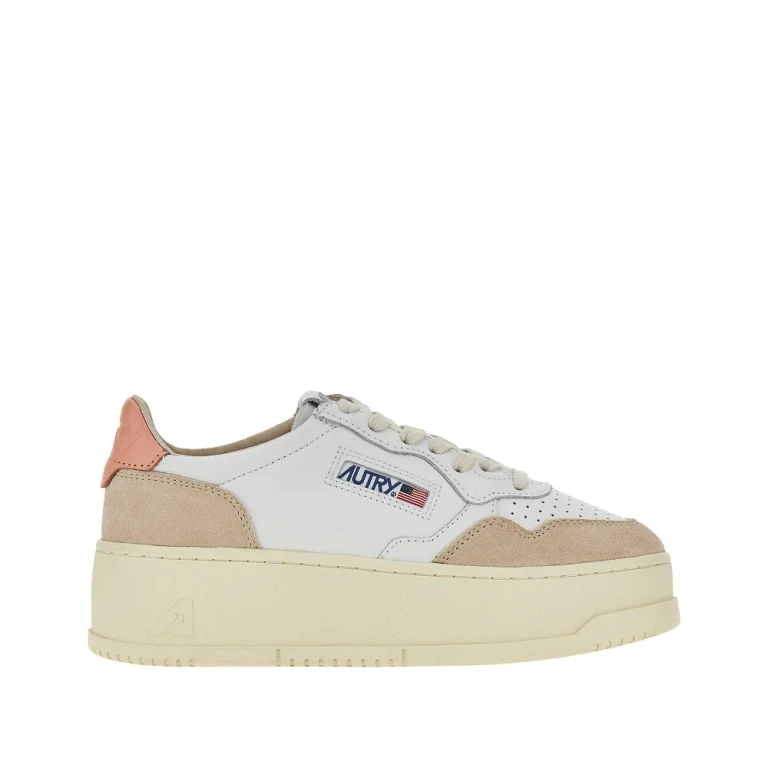 Suede and leather Medalist Platform sneakers Woman 40