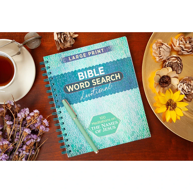 100 Meditations on the Names of Jesus (Word Search Devotional)