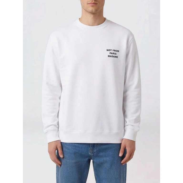 DRÔLE DE MONSIEUR Sweatshirt Men color White (PERMSW149CO127WHITE)