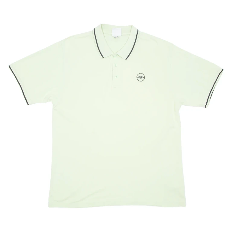 UMBRO Mens Polo Shirt Green L