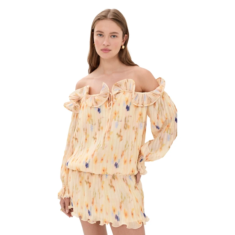 Line & Dot Potpourri Mini Dress Multi L