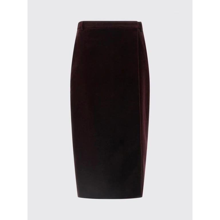 SAINT LAURENT Skirt Woman color Burgundy (826769Y615W6500)
