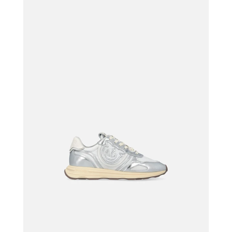 Pinko - Sneakers à logo avec détails argentés - 36