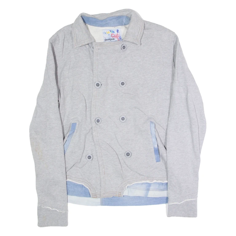 DESIGUAL Mens Jacket Grey M