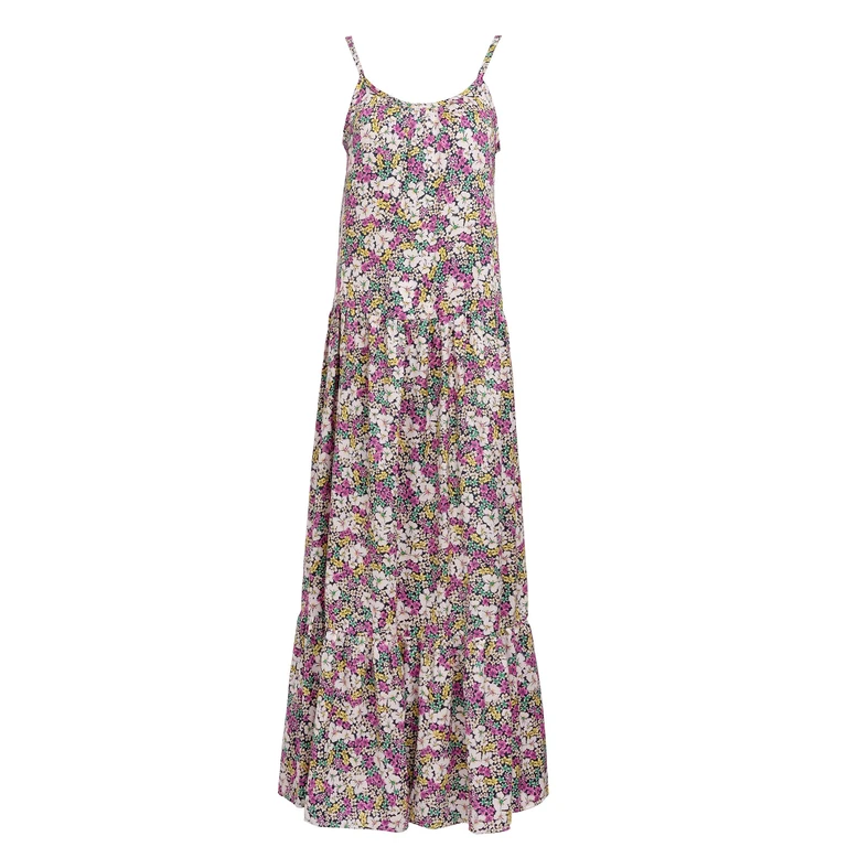 Dress Gladys Dress Purple-Yellow-White
