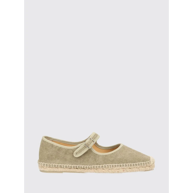 Padua Mary Jane Canvas Espadrilles with Low Heel (025755423)