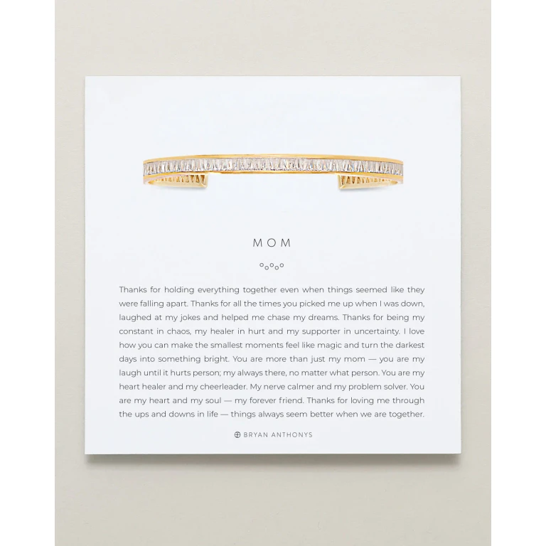 Mom Baguette Cuff