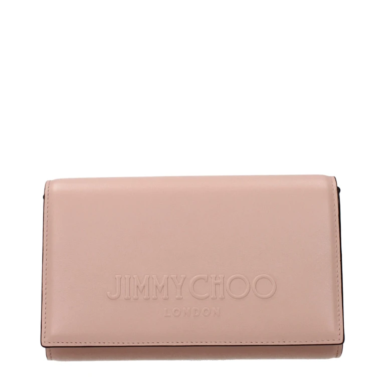 Jimmy Choo Pink Leather Clutch Bag - Women
