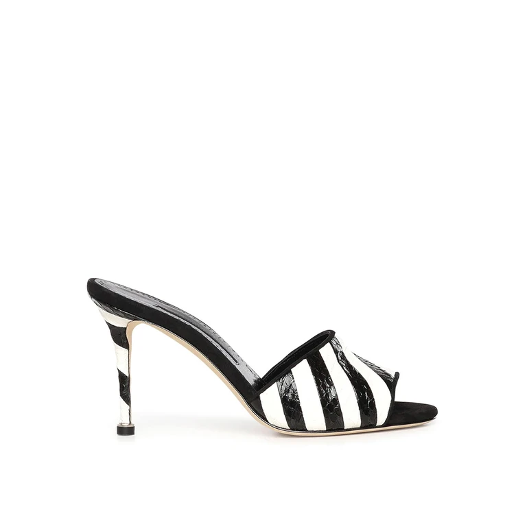Manolo Blahnik Mules - Blanc (12631519735)