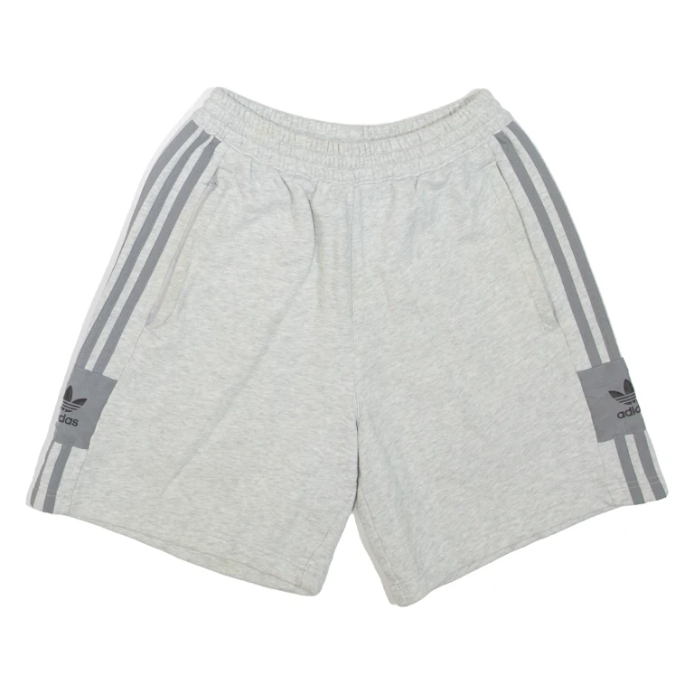 ADIDAS Mens Casual Shorts Grey S W26